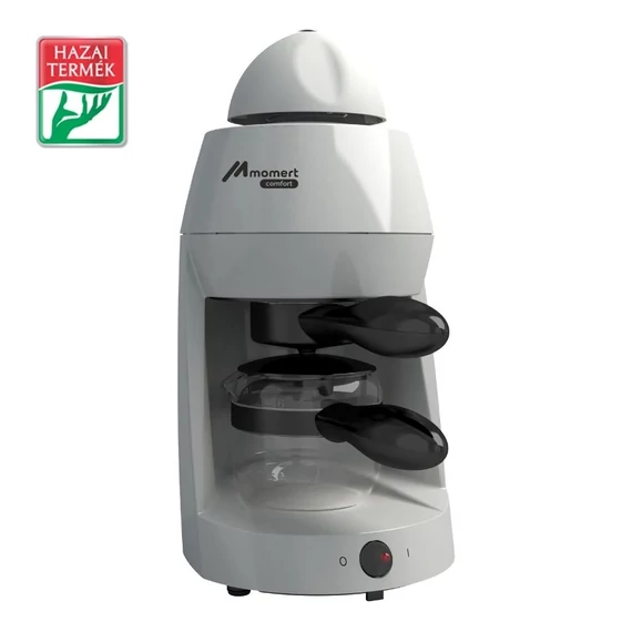 Momert 1172 Comfort kávéfőző, 800 W, 2-4-6 adag, 3,6 BAR, Szürkésfehér