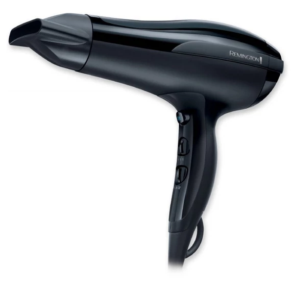 Remington D5210 hajszárító, 2200 W, 2 sebesség fokozat, Hideg levegő gomb, Fekete