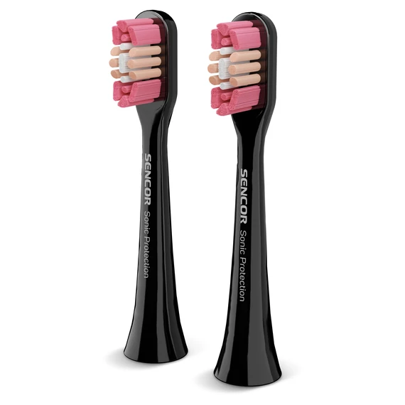 Sencor SOX 104 whitening tartalék fogkefefej készlet a SOC 4210BL és a SOC 4211GD szónikus elektromos fogkeféhez, 2 db