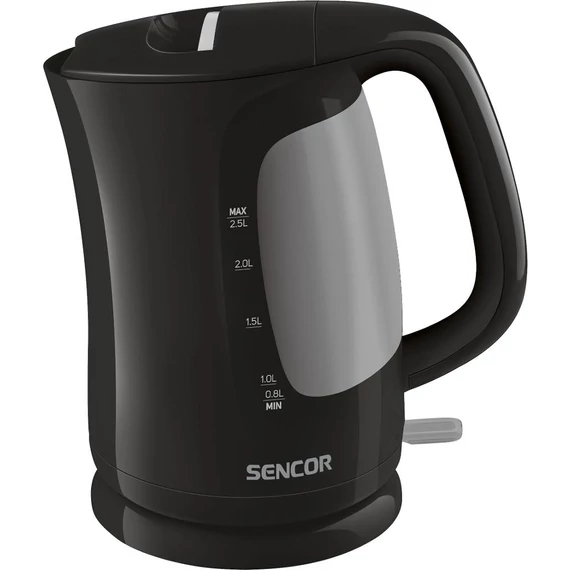 Sencor SWK 2511BK Vízforraló 2.5 L, 2200 W, 360°-os STRIX középcsatlakozó, Fekete