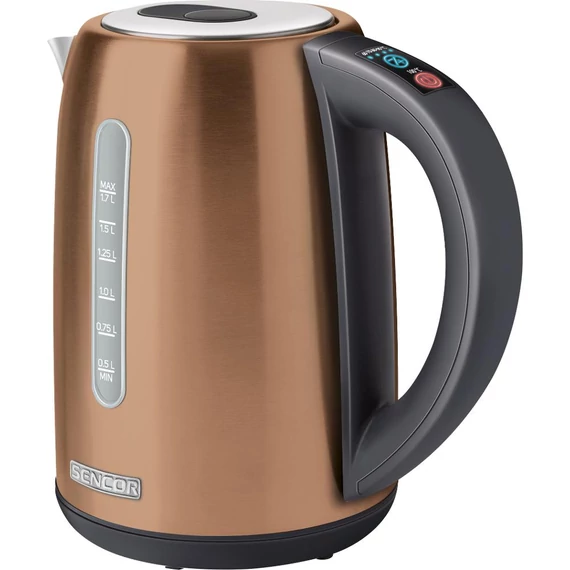 Sencor SWK 7706GD Okos Vízforraló 1.7 L, 2150 W, 360°-os STRIX középcsatlakozó, Elektronikus vízhőmérséklet szabályozás, Arany