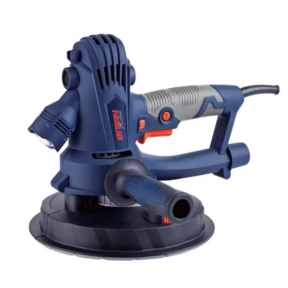 Stern Austria DWS-180A forgó gipszkarton és falcsiszoló, 800 W, 2300 fordulat/perc, 190 mm tárcsa átmérő, LED világítás