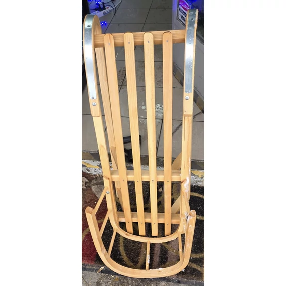 FA SZÁNKÓ HÁTTÁMLÁVAL (LEVEHETŐ), 2 SZEMÉLYES, NATÚR