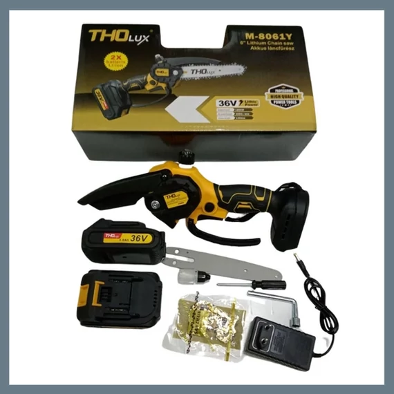 THOLux kézi láncfűrész, 2 akkuval, 48V M-8061Y