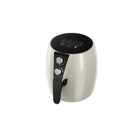 TOO AF-130W-1500 W, 4,5 L, forrólevegős fritőz (air fryer), Fehér