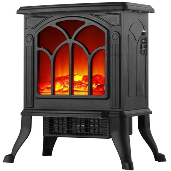 TOO FH-100-1500-B elektromos látványkandalló, 1500 W, Termosztát, Túlmelegedés elleni védelem, 2 fűtési fokozat, Kikapcsolható fény, Fekete