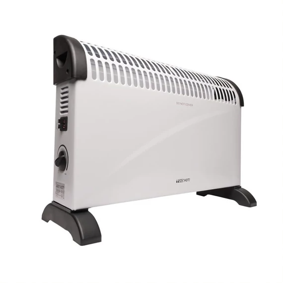 TOO EC -100 2000W elektromos konvektor, 3 Hőfokozat, Termosztát, Túlmelegedés elleni védelem, Falra szerelhető, Fehér