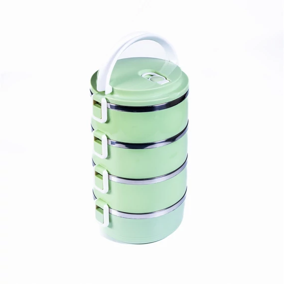 TOO KT-408 G 4 részes ételhordó, Zöld