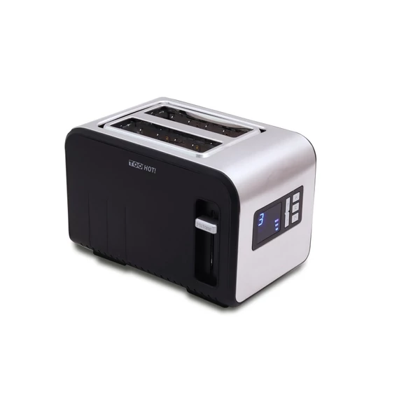 TOO TO-2SL105SS-800W 2 szeletes kenyérpirító, 220-240V/ 50 Hz, inox