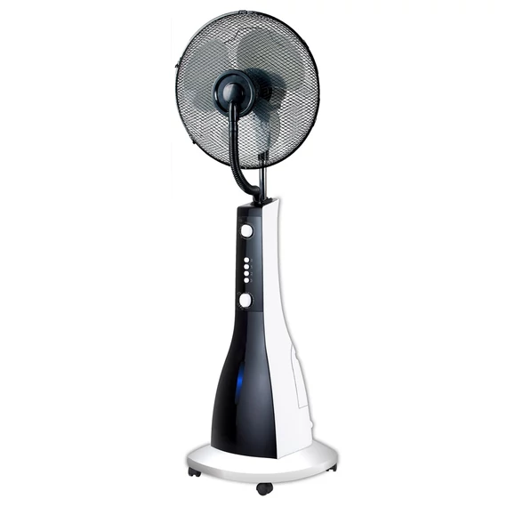 TOO MF-002W-MC párásító álló ventilátor, 90 W, 42 cm lapátátmérő, 3 sebességfokozat, Oszcilláló üzemmód,120 cm magas, 3 l víztartály, Párásító funkció, 2 óra időzítő, Fehér