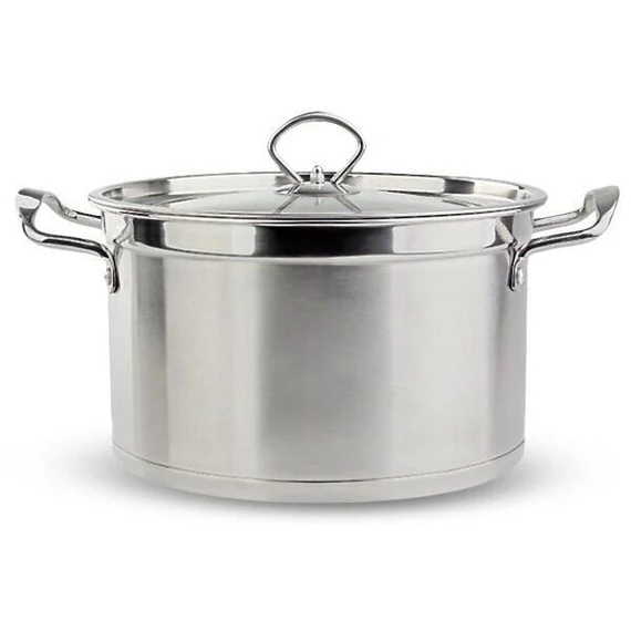 Victor V-NB20 rozsdamentes fazék leveses tál, 20 cm átmérő, 2.5 l, Tükör fényes külső, 0.5 mm fal vastagság