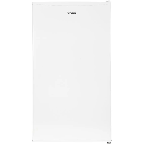 Vivax TTR-93E+ egyajtós hűtőszekrény, E energiaosztály, 68 liter hűtő, 12 l fagyasztó kapacitás, Fehér