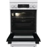 Kép 6/13 - Gorenje GK5C42WJ, Szabadonálló, Gáz, Kombinált tűzhely, Főzőzóna 4, Sütő 62L, A energiaosztály, Grill, Fehér-Fekete
