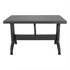 Kép 1/3 - IRIS GF-1000A Stable antracit műanyag asztal 70x120cm