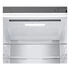 Kép 11/17 - LG GBV5150DPY Kombinált hűtőszekrény, 234 Liter hűtő / 110 Liter fagyasztó, D energiaosztály, 186 cm magas, Total No Frost, Door Cooling+ funkció, Smart Inverter, Koop-Stop ajtónyitás, Inox