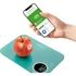 Kép 4/15 - Sencor SKS 7071GR Smart konyhai mérleg, LCD kijelző, Sencor FOOD alkalmazás, Dine4Fit adatbázis, Android vagy iOS, Bluetooth, 5 kg/1 g, tömeg mérés, tejtérfogat/víztérfogat mérés, Türkiz