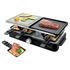 Kép 2/9 - Sencor SBG 0260BK Raclette Grillsütő, 1400W,  2in1-ben, sima és barázdált sütőlap, Kivehető, Tapadásmentes felület