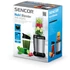 Kép 17/17 - Sencor SNB 4302SS Nutri turmixgép, 1000W, 800- és 1000ml-es Tritan ütésálló palackokkal, Szürke