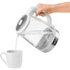Kép 11/16 - Sencor SWK 2190WH Üveg Vízforraló, 2 L , 2200 W, 360°-os STRIX középcsatlakozó, Hőmérséklettő függő belső LED világítás, Fehér