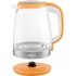 Kép 5/16 - Sencor SWK 2193OR Üveg Vízforraló, 2 L , 2200 W, 360°-os STRIX középcsatlakozó, Hőmérséklettő függő belső LED világítás, Narancssárga