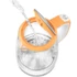 Kép 8/16 - Sencor SWK 2193OR Üveg Vízforraló, 2 L , 2200 W, 360°-os STRIX középcsatlakozó, Hőmérséklettő függő belső LED világítás, Narancssárga