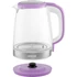 Kép 5/16 - Sencor SWK 2195VT Üveg Vízforraló, 2 L , 2200 W, 360°-os STRIX középcsatlakozó, Hőmérséklettő függő belső LED világítás, Lila