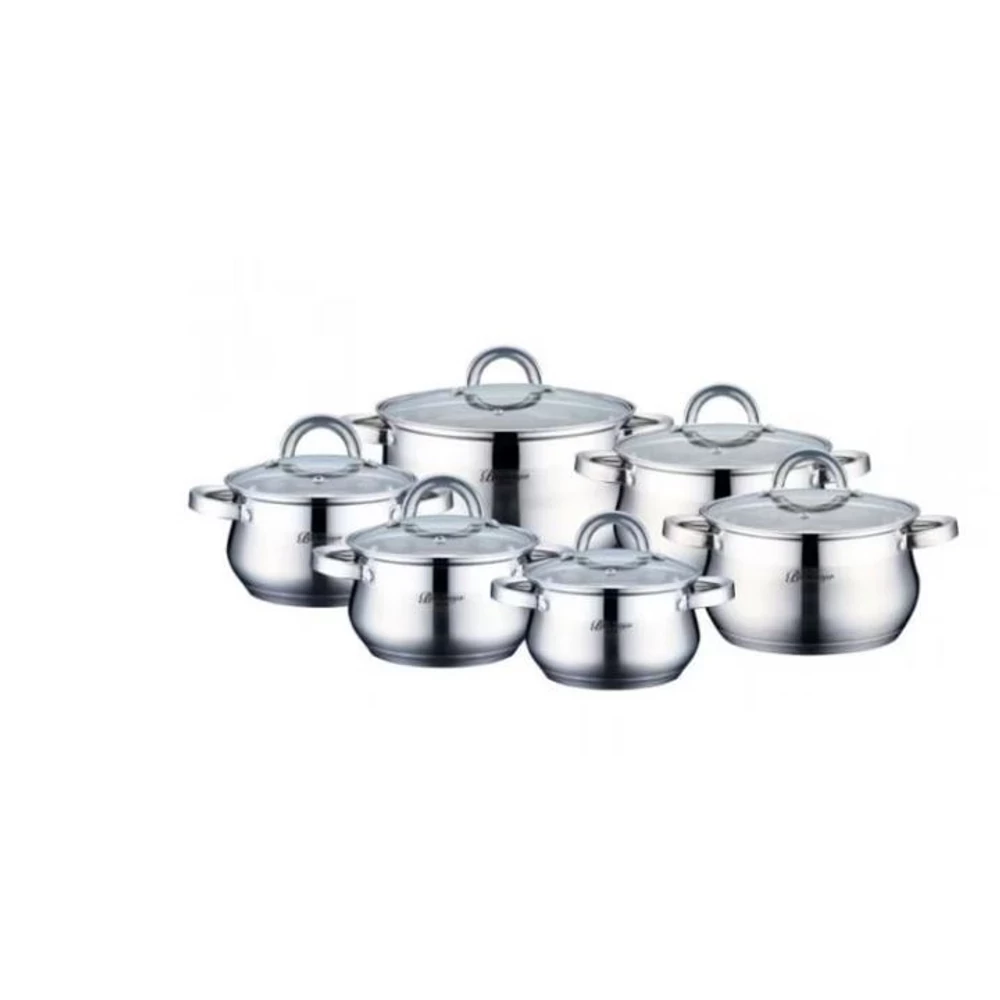 Bachmayer BM1212 12 részes edénykészlet-fedővel 