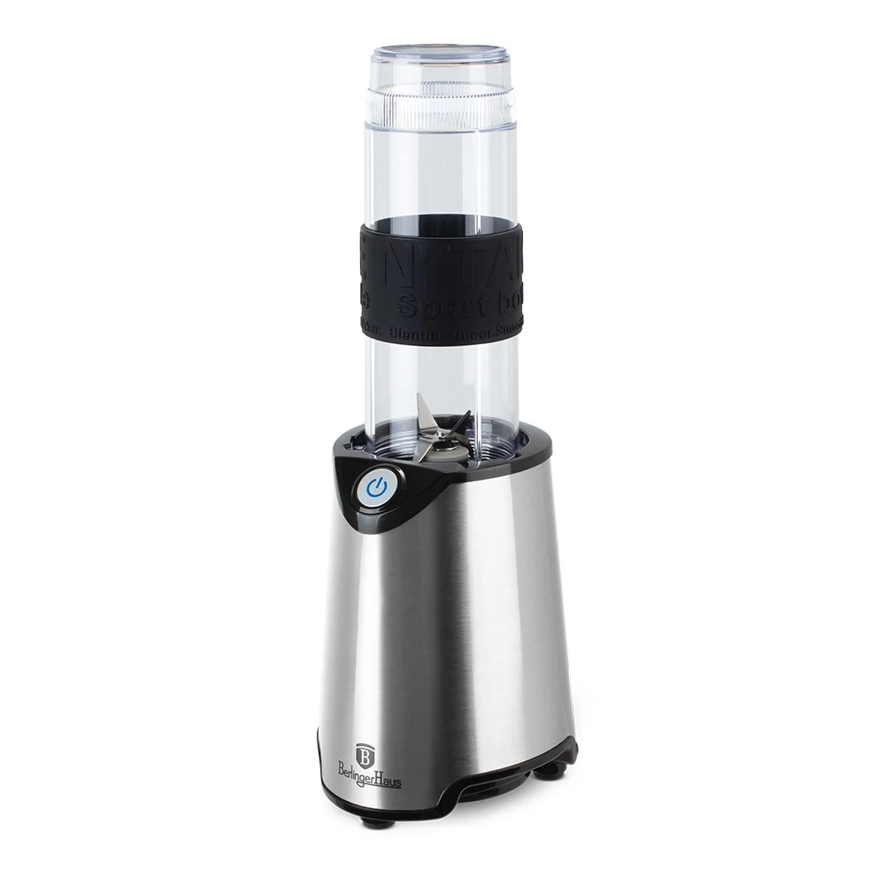 BERLINGER HAUS BH/9447 Smoothie készítő, 300W, 570ml-es palack, Rozsdamentes acél - fekete