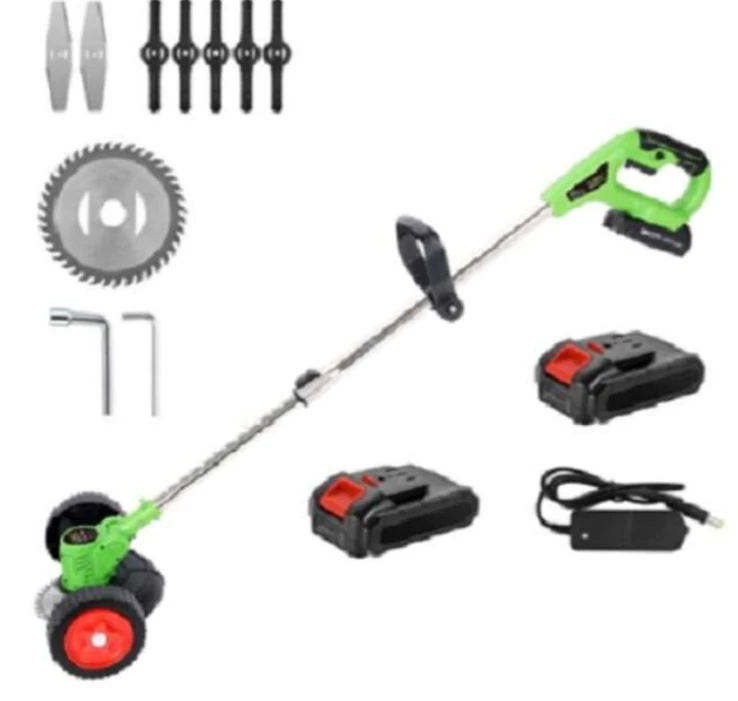 Flinke FK-AKK-3050 Akkumulátoros  kerekes fűkasza, 2 db 48 V Li-ion akkumulátor, 18000 fordulat/perc,150 mm vágási szélesség, állítható nyél, 14 részes kiegészítő