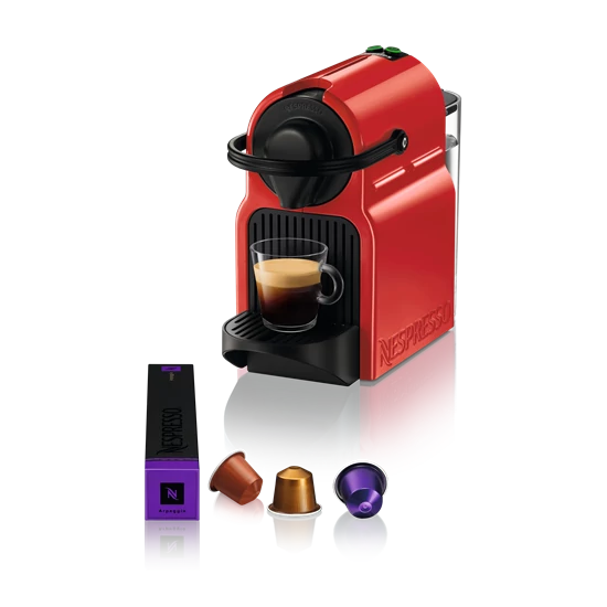 Krups XN100510 Nespresso Inissia piros kapszulás kávéfőző