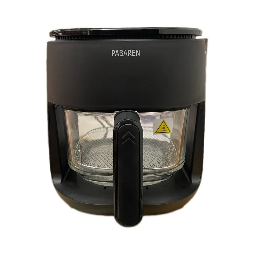 Pabaren KY-921Digitális Légkeveréses Air Fryer Üvegkosárral, 4.5 L, Fekete