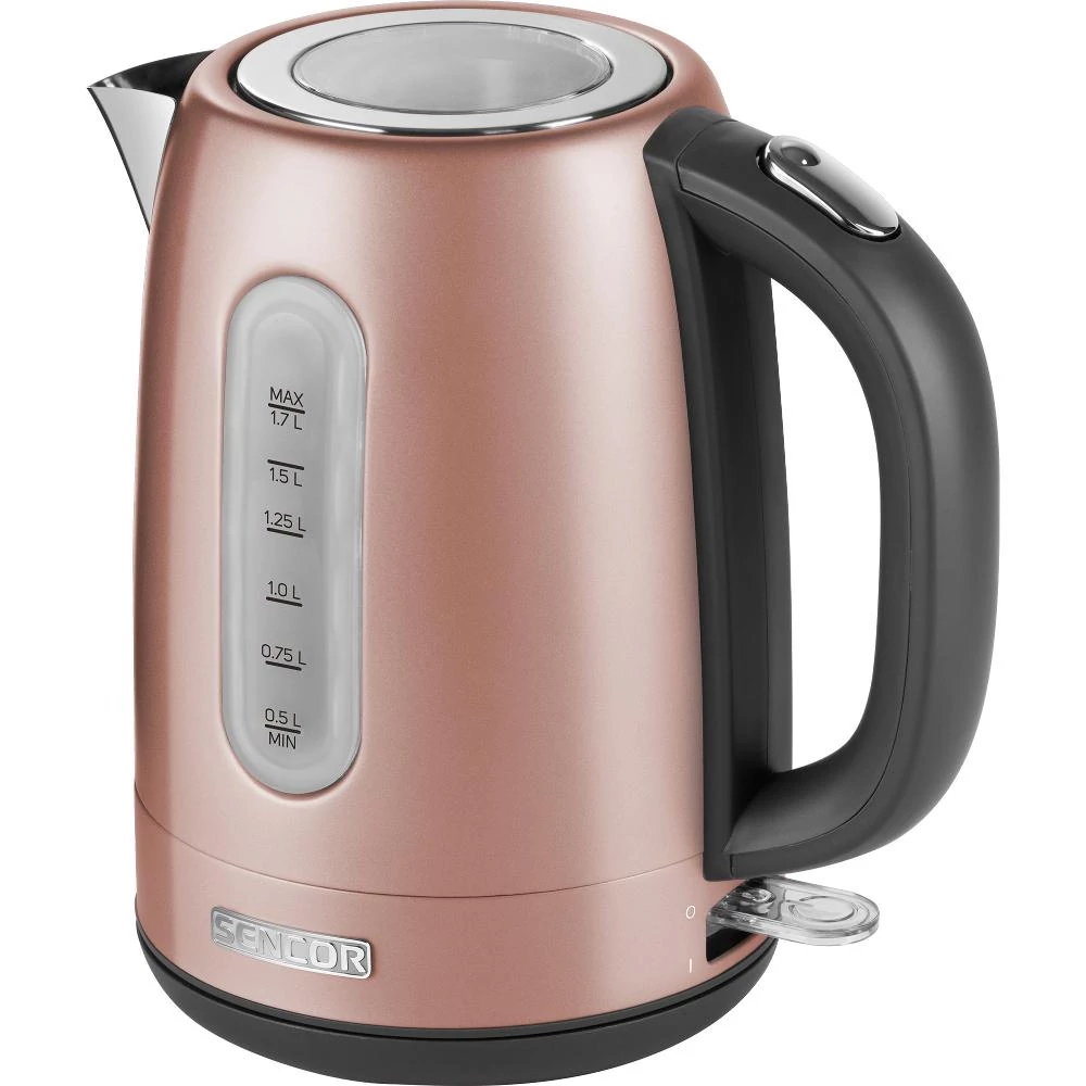 Sencor SWK 1775RS Rozsdamentes acél Vízforraló, 1.7 L, 2150 W, 360°-os STRIX középcsatlakozó, Rózsaszín