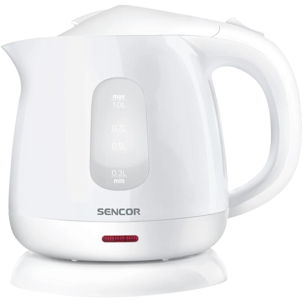Sencor SWK 1010WH Vízforraló, 1 L, 1100W, Rejtett fűtőszál, Fehér