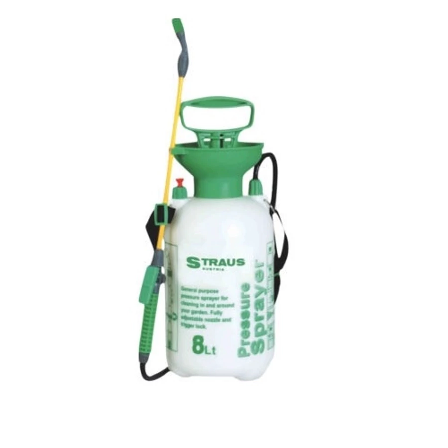 Straus Austria ST/SPRA-8L kézi permetező, 8 literes tartály, praktikus vállpánt