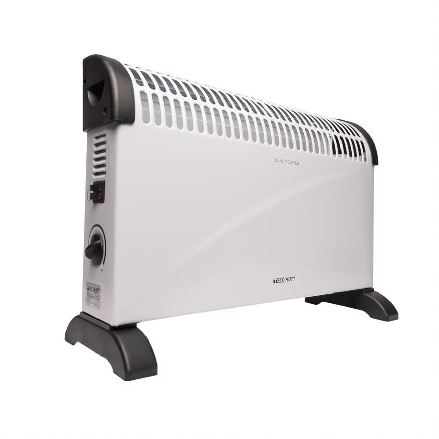 TOO EC -100 2000W elektromos konvektor, 3 Hőfokozat, Termosztát, Túlmelegedés elleni védelem, Falra szerelhető, Fehér